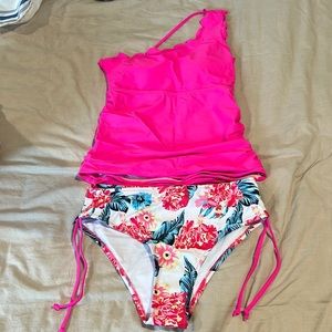 Two piece suit size medium top and bottom